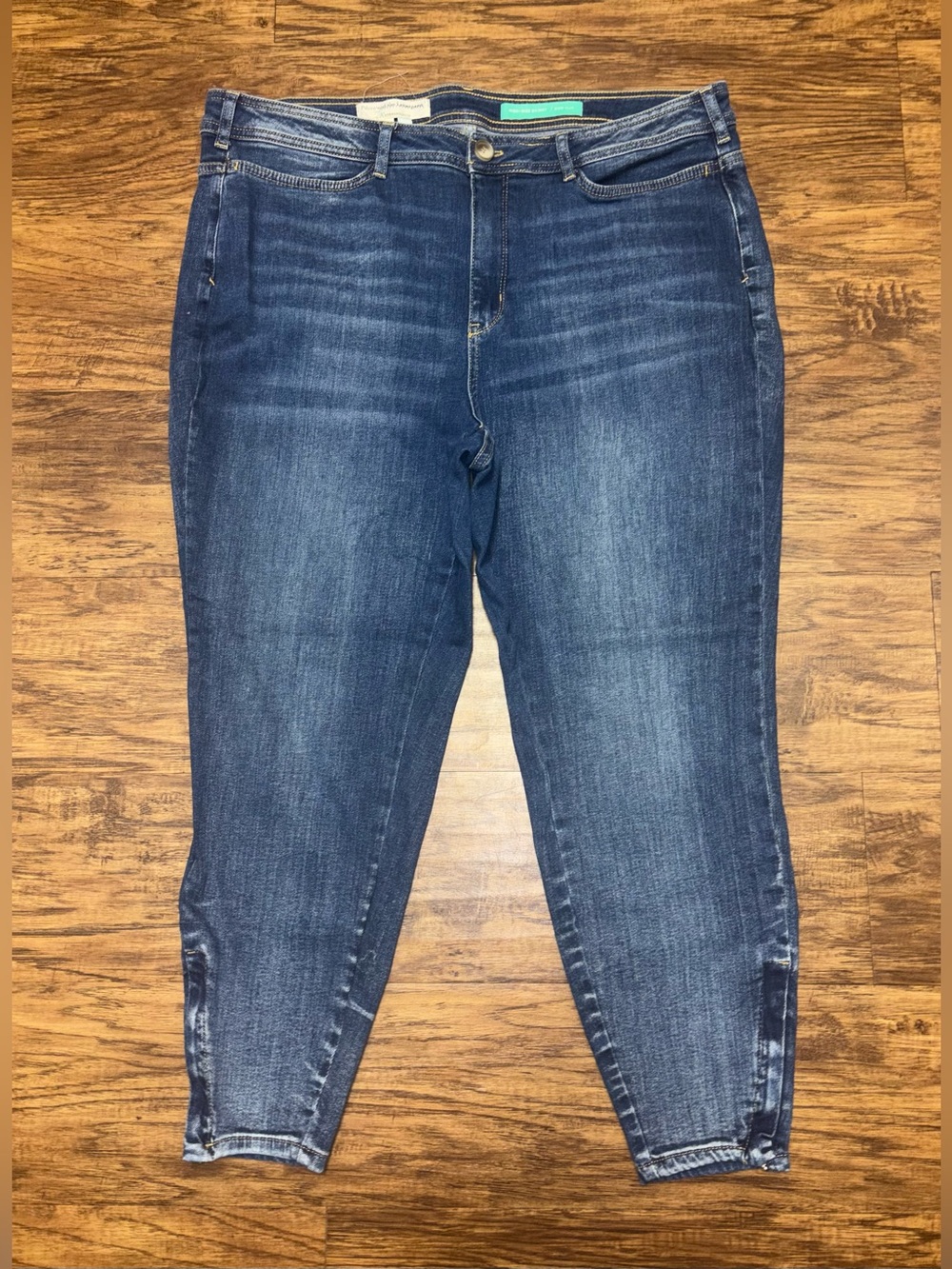 Pilcro and the Letterpress by Anthropologie High Rise Skinny Jeans Size 20W Plus